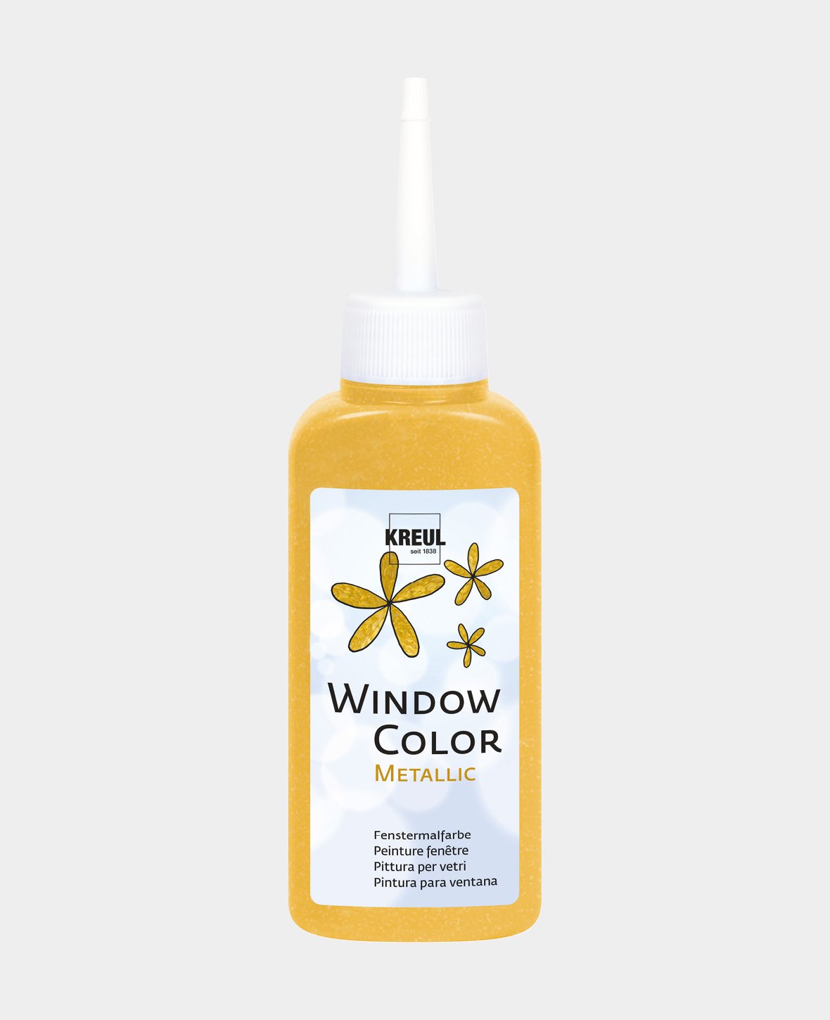 KREUL Window Color Metallic, Gold, 80 ml