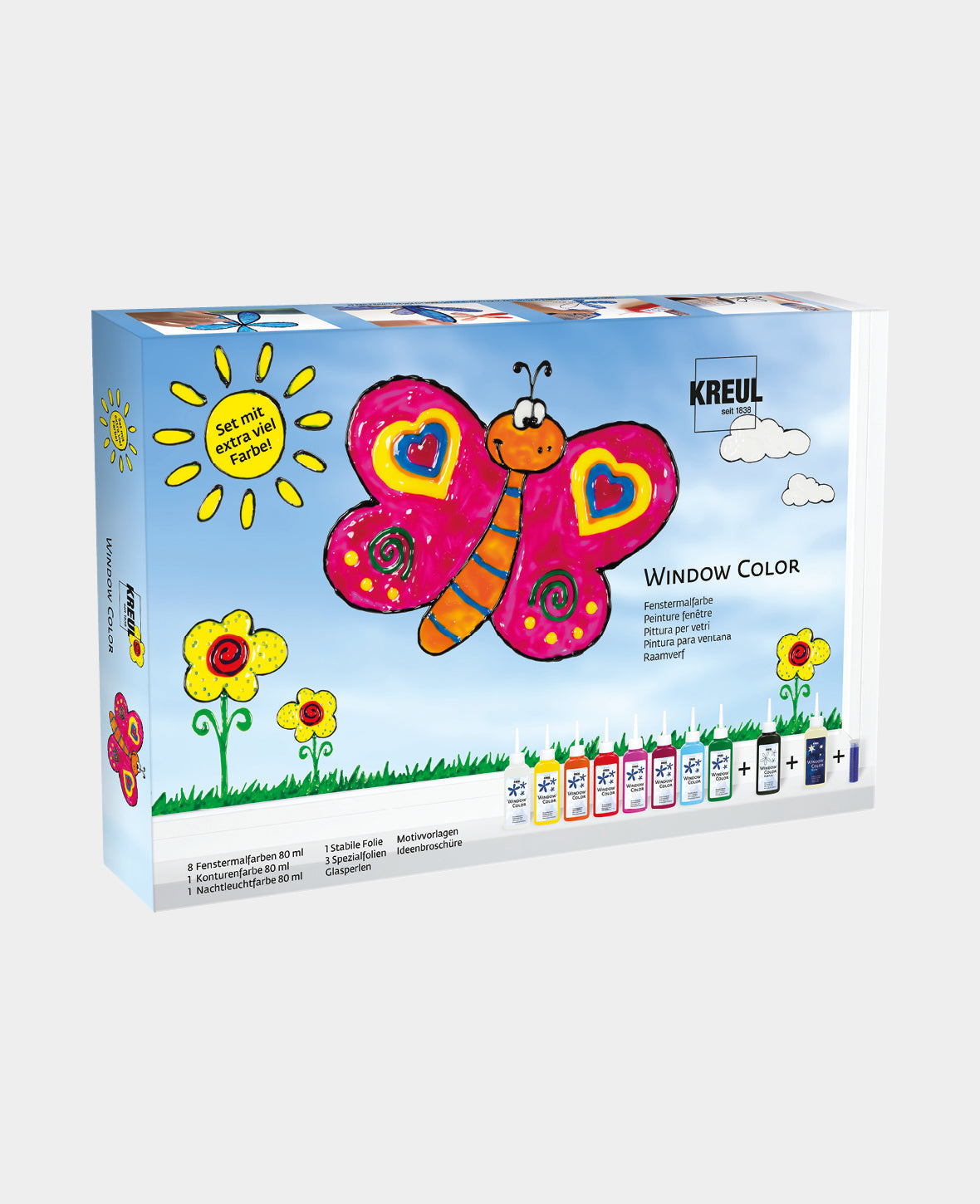 KREUL Window Color Set with extra large paint supply