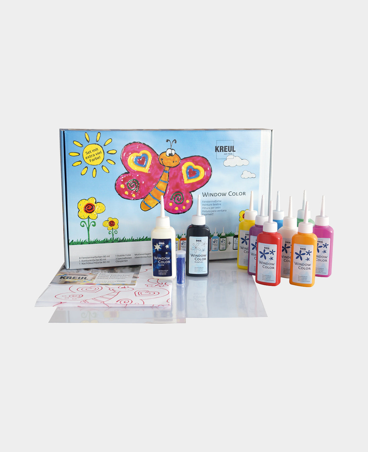 KREUL Window Color Set with extra large paint supply