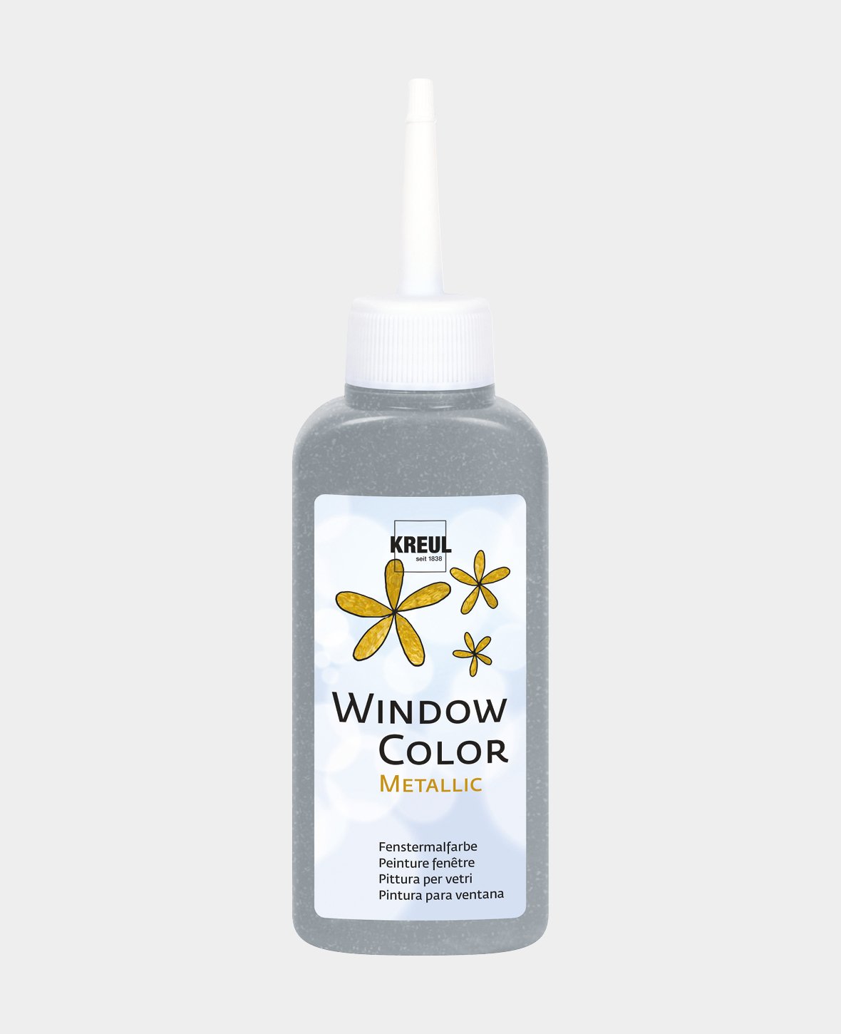 KREUL Window Color Metallic, Silver, 80 ml