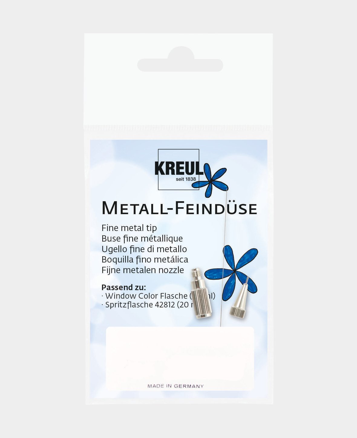 KREUL Window Color Metal Nozzle Tip, 0.7 mm