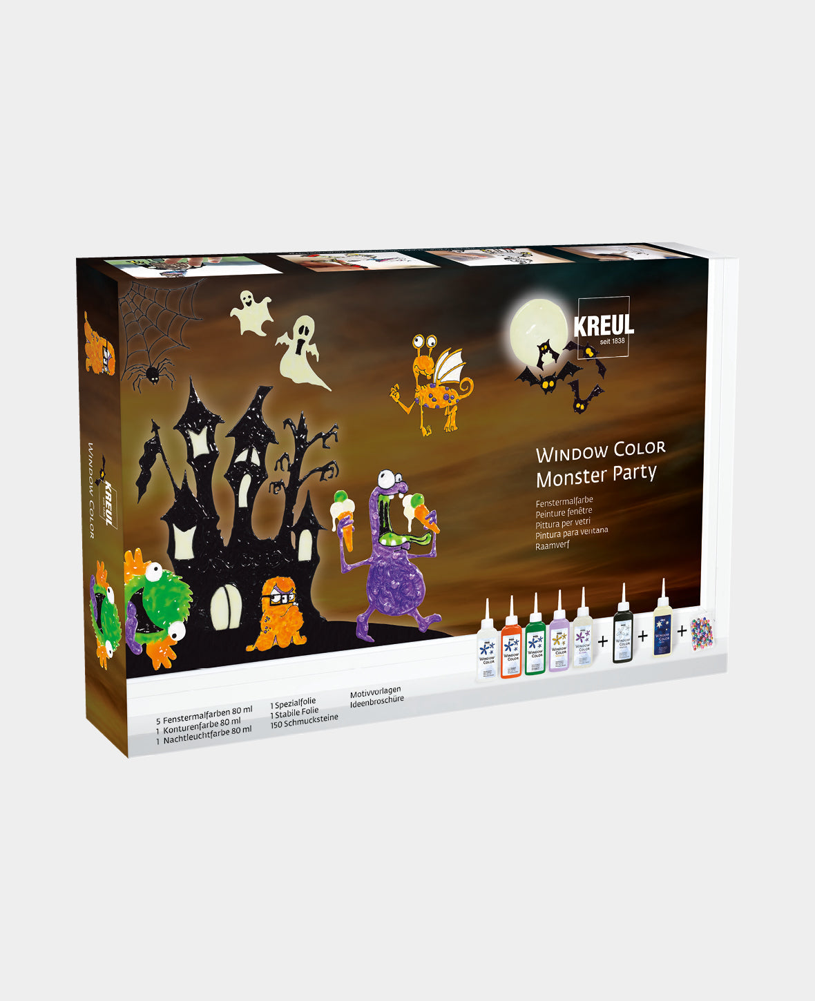 KREUL Window Color Set Monster Party