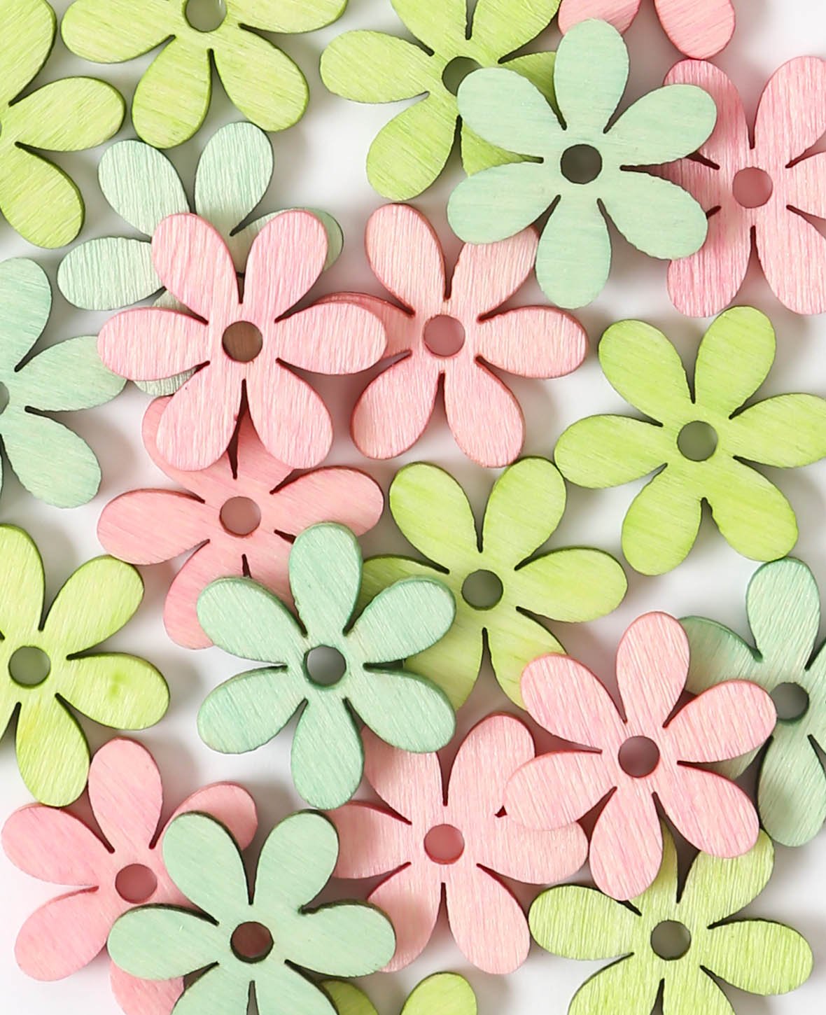 Streuteile Blume pastell, 24 Stk.