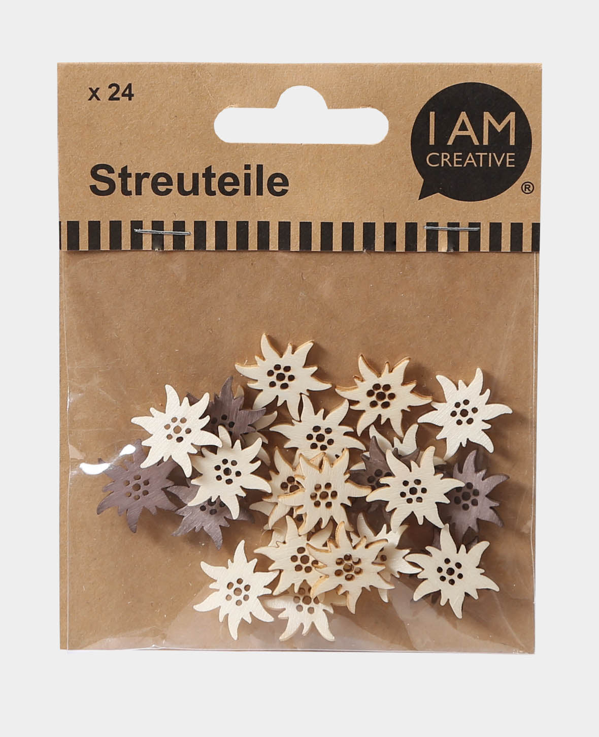 Streuteile Edelweiss, 24 Stk.