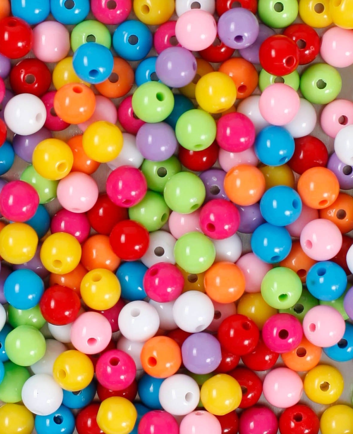 Children's Bead Mix I ø 8 mm colorful, 50 g