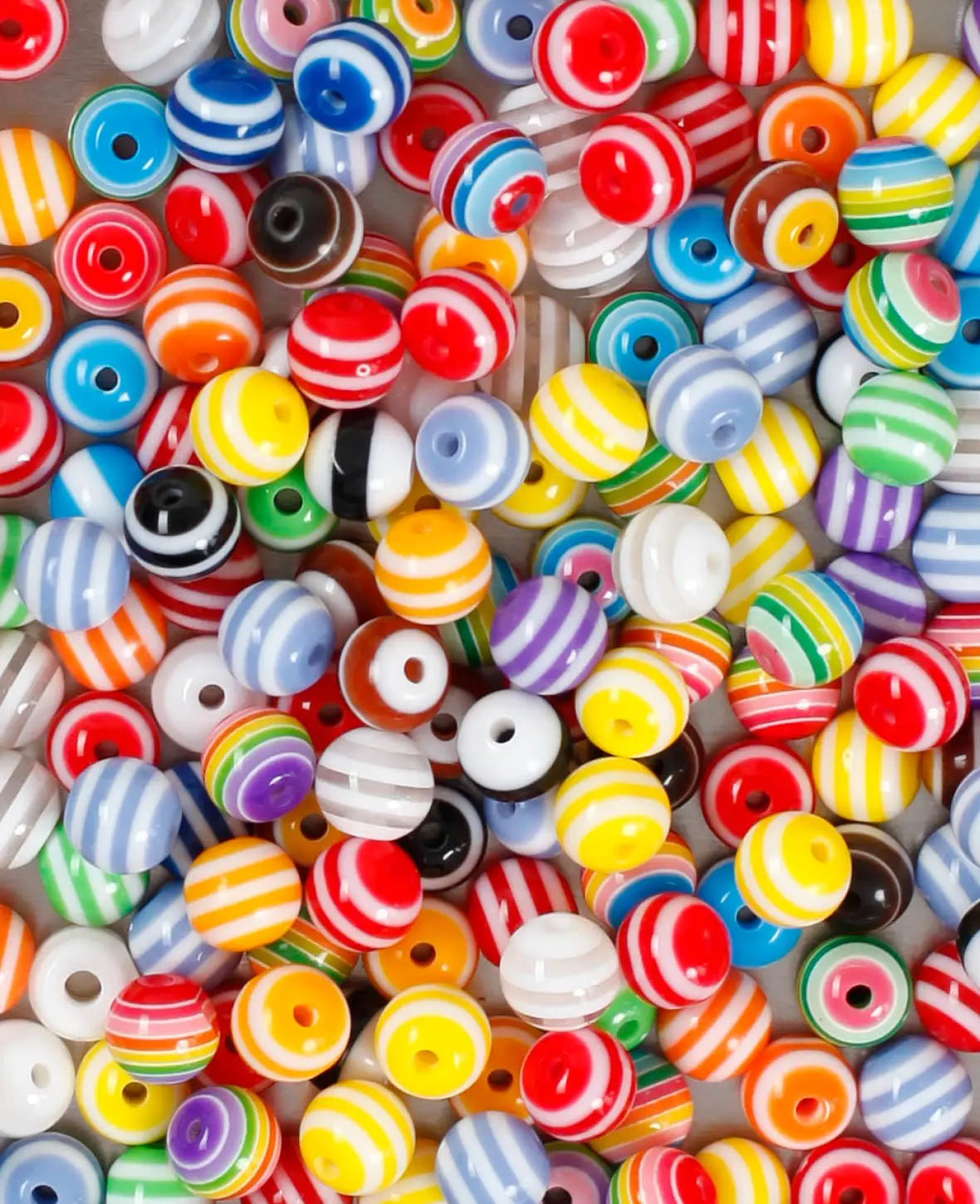 Children's Bead Mix II, ø 8 mm, colorful, 50 g