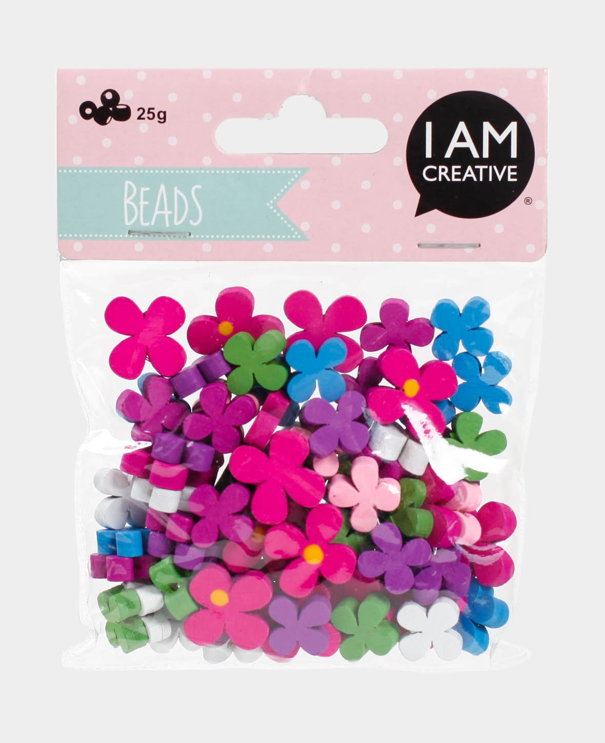Children's Bead Mix I ø 15-20 mm colorful, 25 g