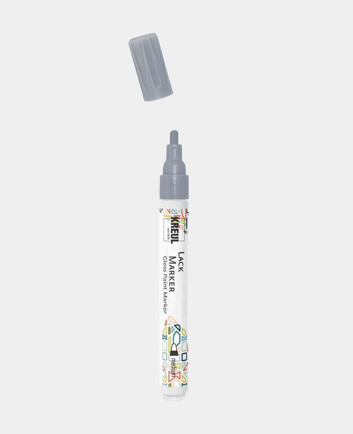 KREUL Lackmalstift medium Silber 2-4 mm
