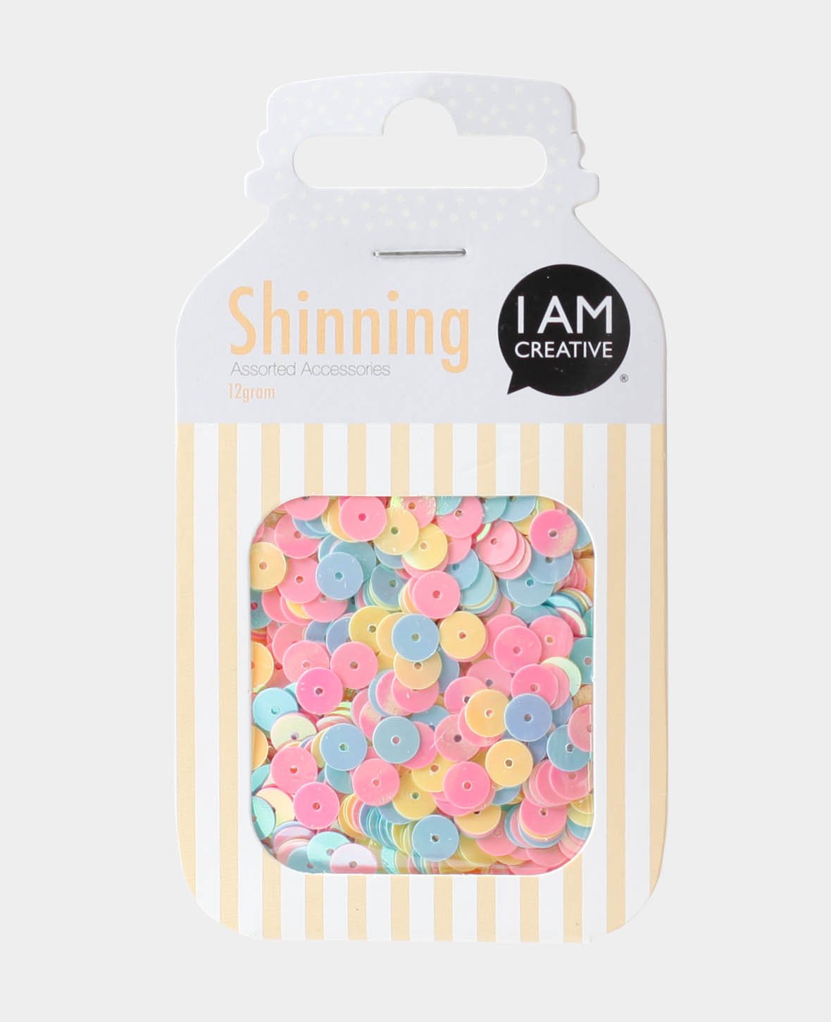 Sequins, circle, 12 g