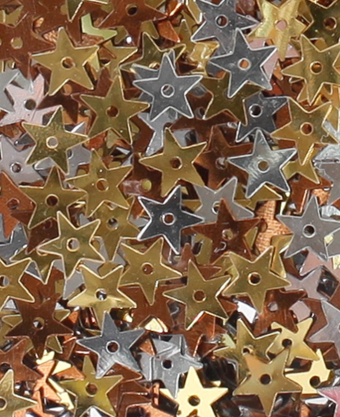 Sequined star, 12 g