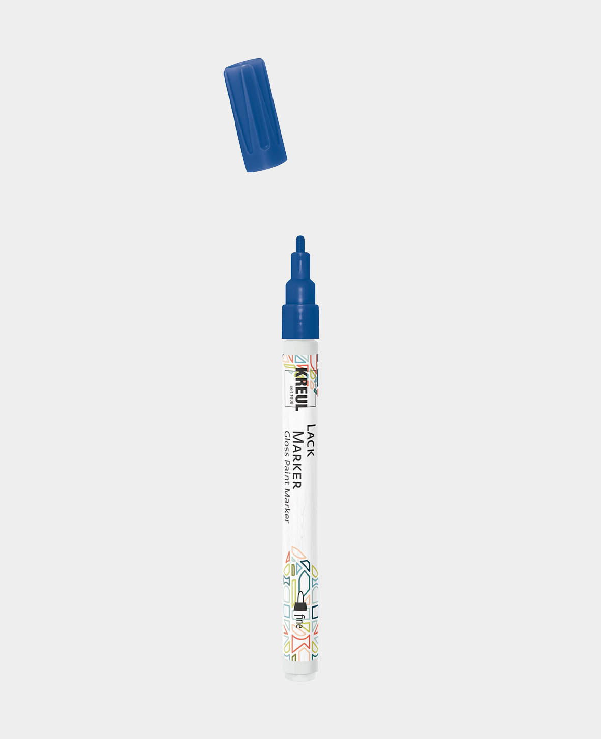 KREUL Lacquer Pen fine Blue 1-2 mm