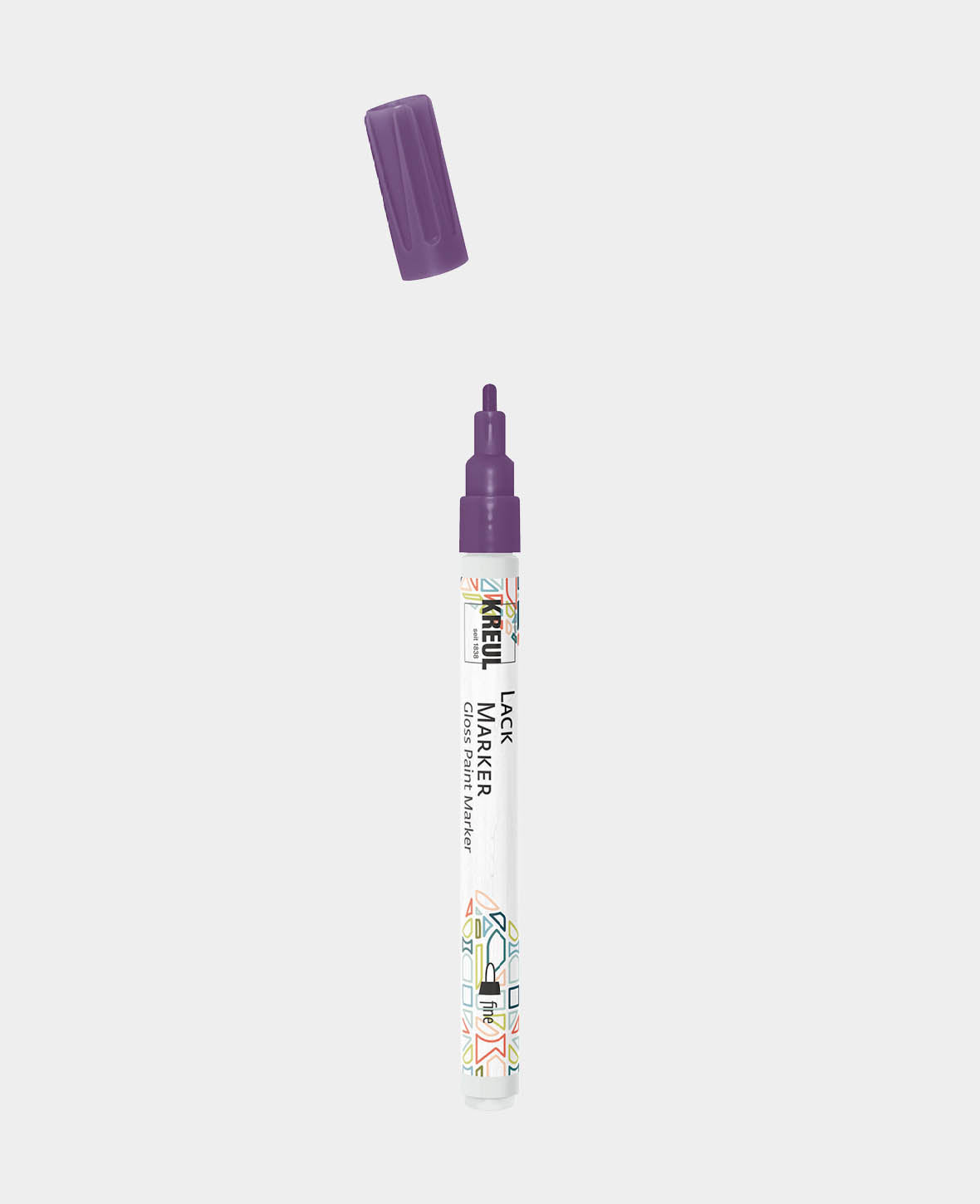 KREUL Lacquer Marker fine Violet 1-2 mm