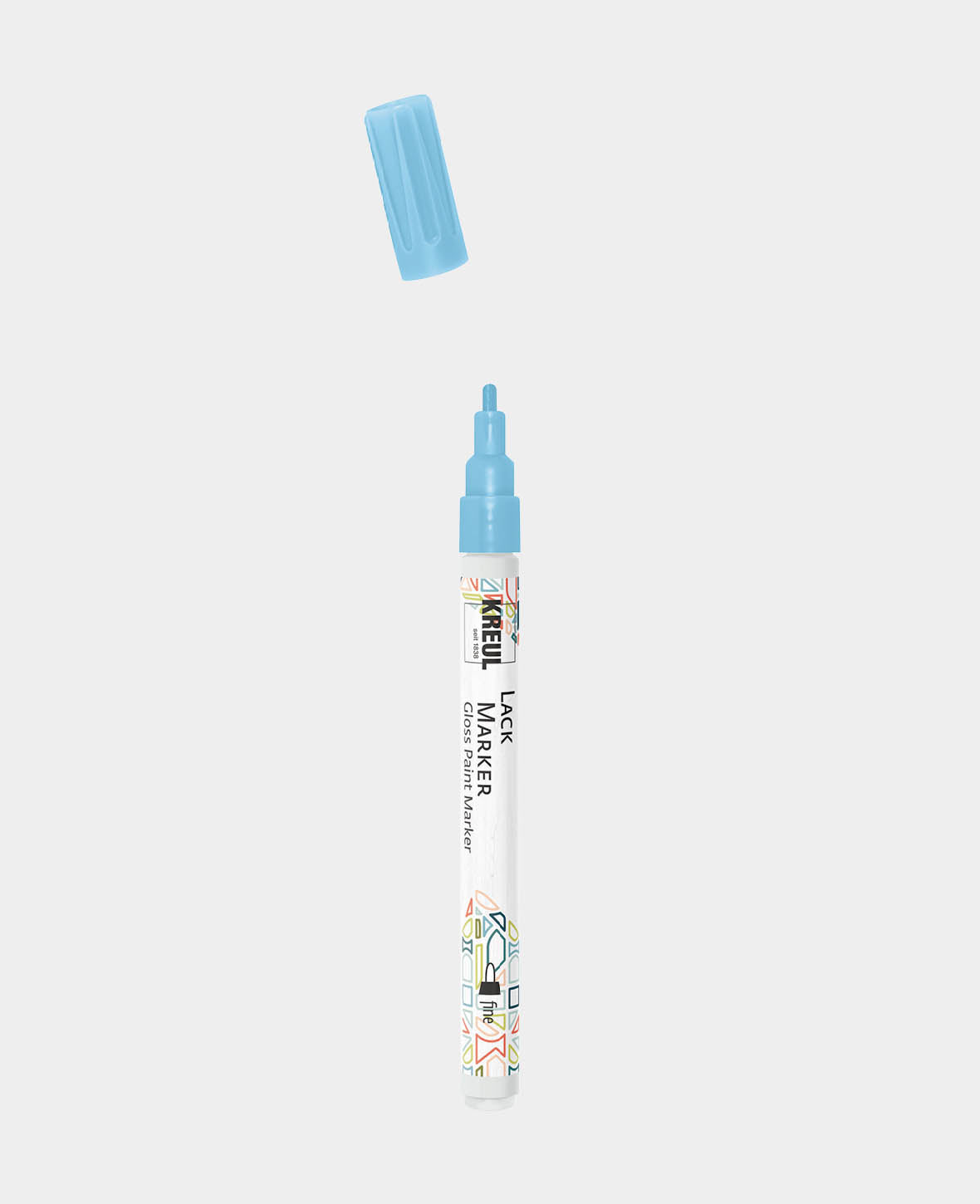 KREUL Lackmalstift fine Hellblau 1-2 mm