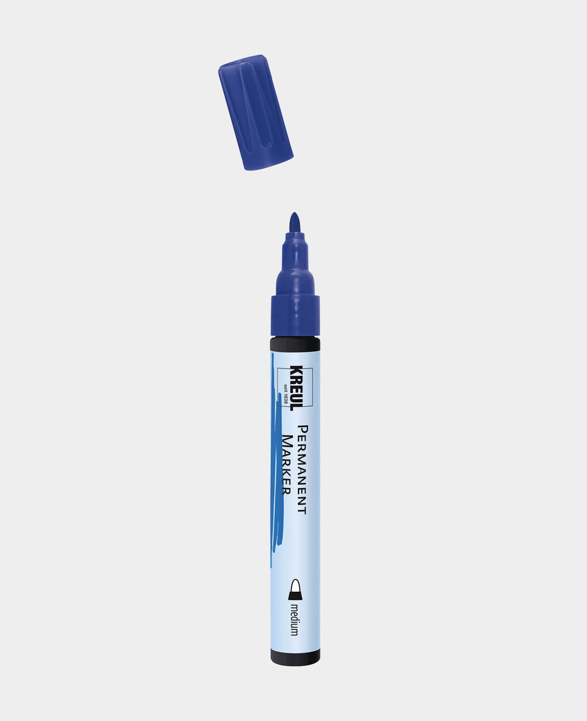 KREUL Permanent Marker, medium blue, 5-3 mm