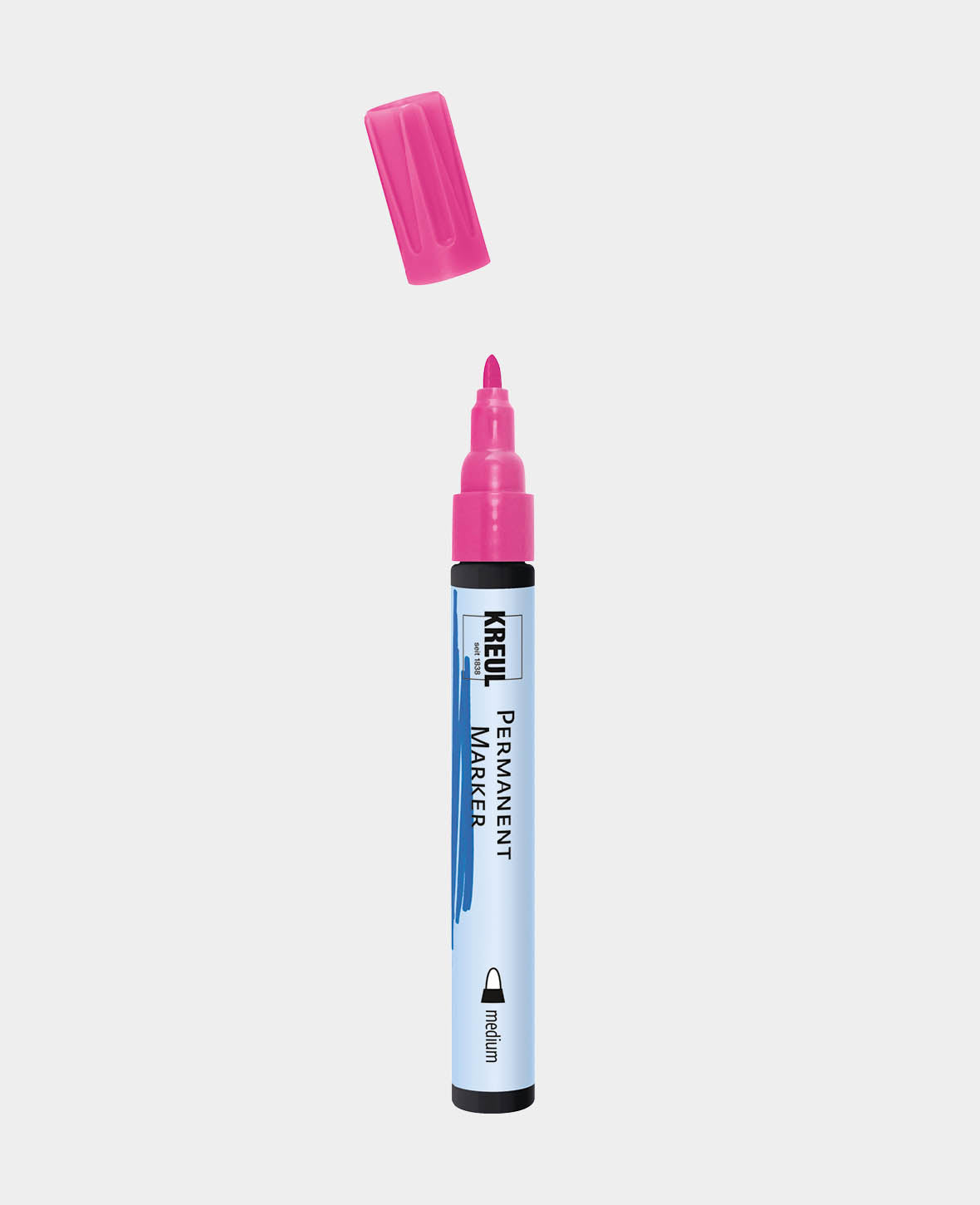 KREUL Permanent Marker, medium Pink, 5-3 mm