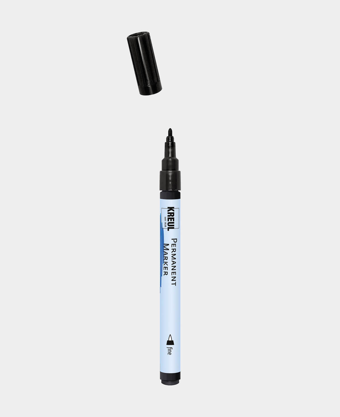 KREUL Permanent Marker fine, black, line width approx. 1-2 mm