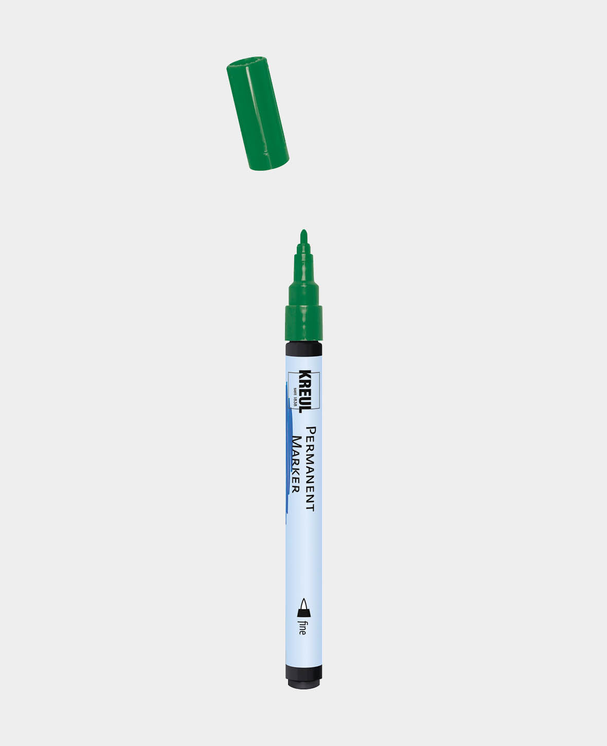KREUL Permanent Marker fine, green, line width approx. 1-2 mm