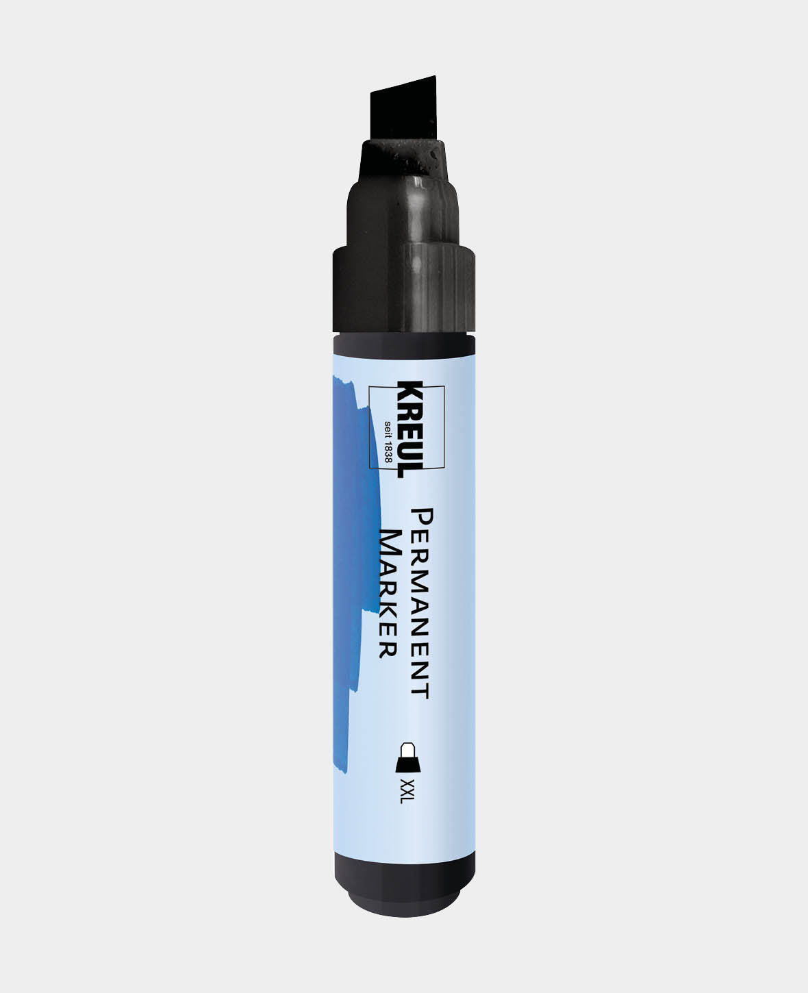 KREUL Permanent Marker XXL, Black, line width approx. 4-12 mm