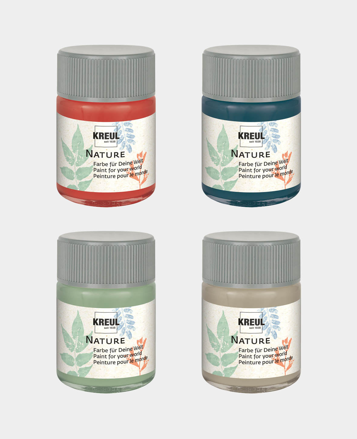 KREUL Nature lot de 4 x 50 ml