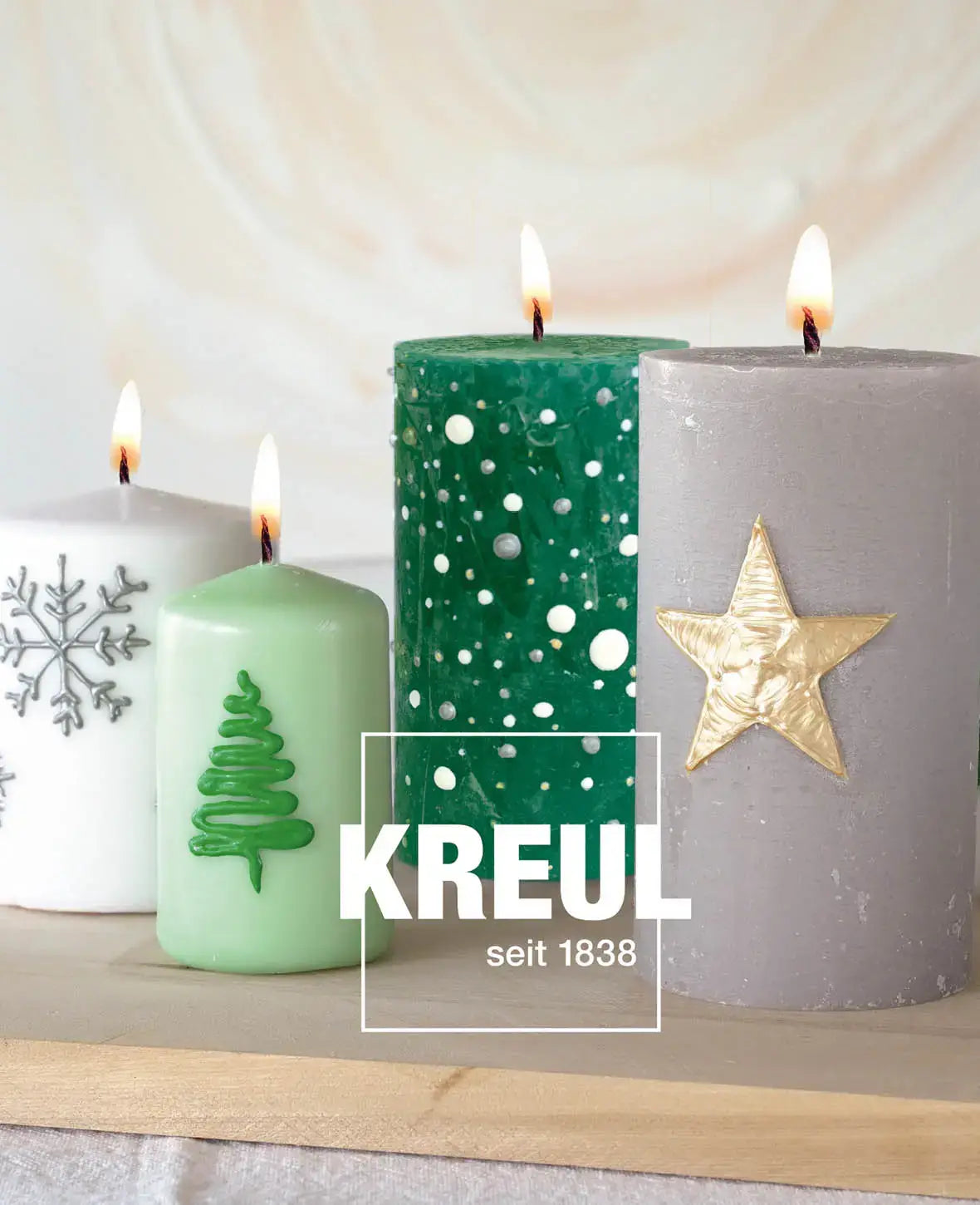 Candle Pen Set Winter Love, Bunt, 6 x 29 ml