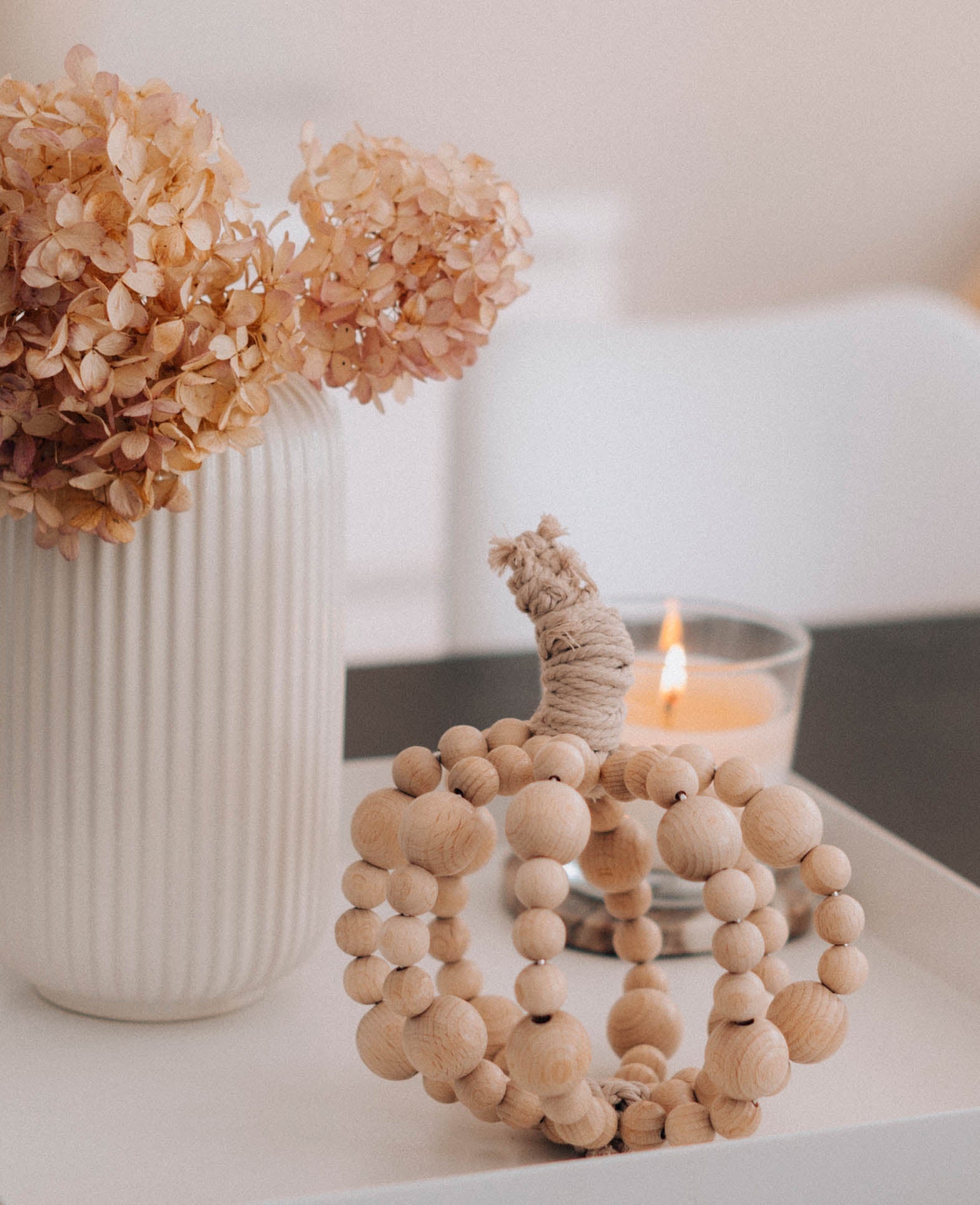 Wooden Beads Set Ø 9-25 mm, Colorful, approx. 250 pieces.