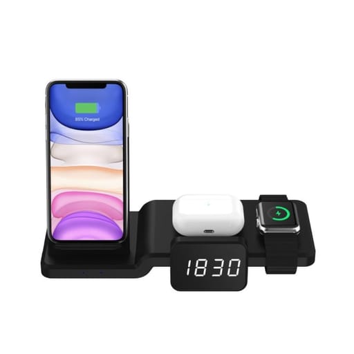 4-in-1 (15W) Apple Watch / Smartphone / AirPods Qi Fast Charging Charger