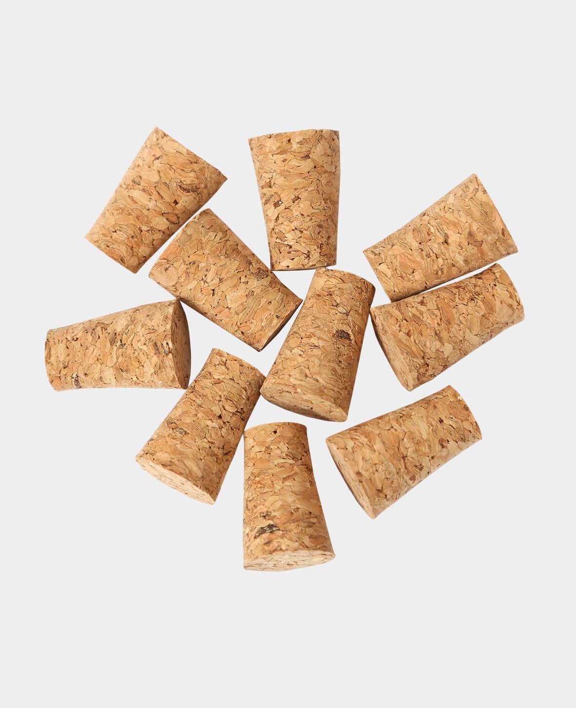 Cork Stopper, Brown, 2 x 1.4 x 3 cm, 10 pcs.