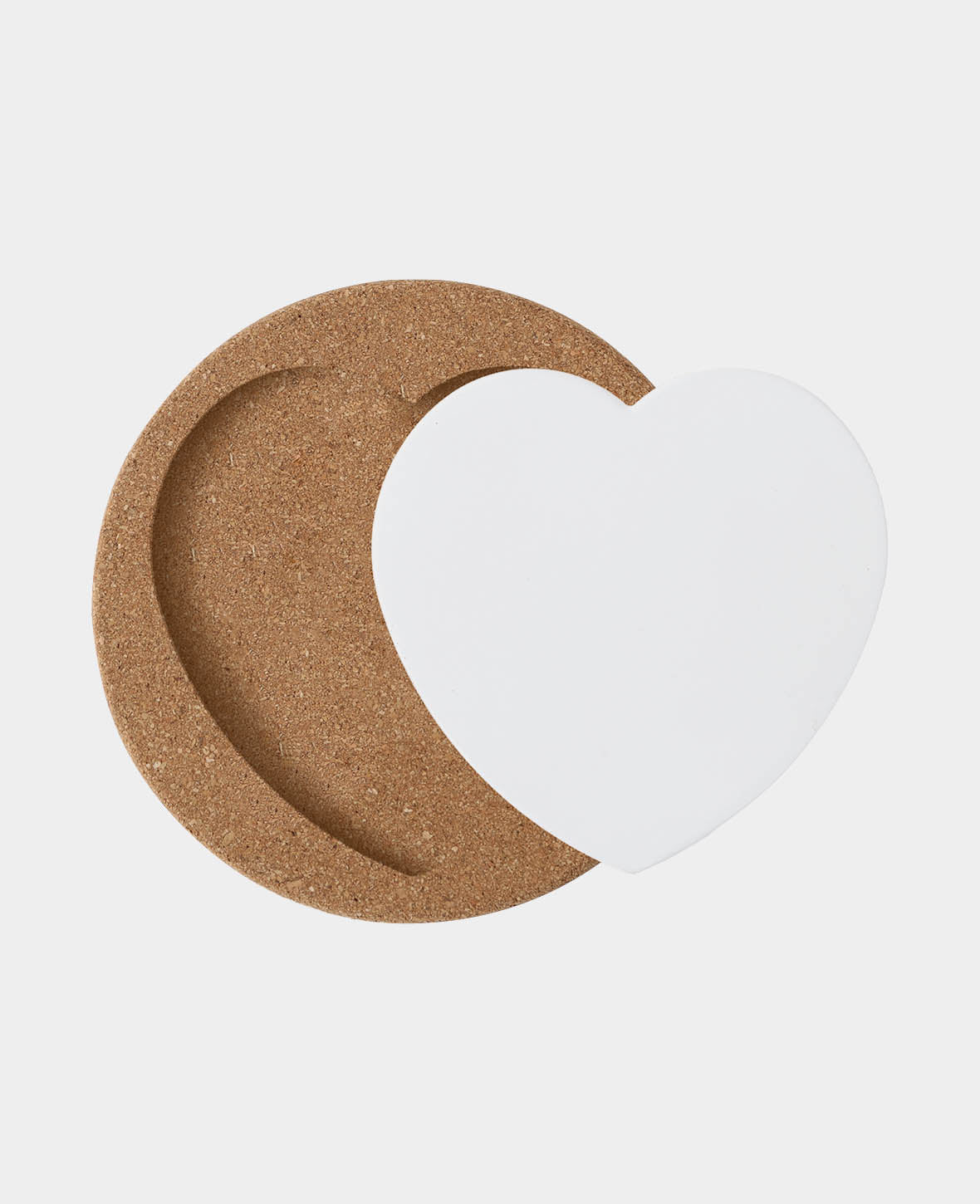 Cork coaster ø 19 cm, heart