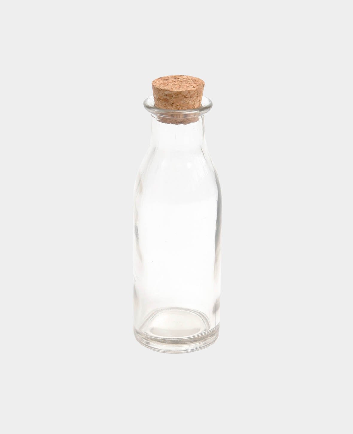 Glass with cork stopper, ø 5.5 x 17.5 cm, 225 ml
