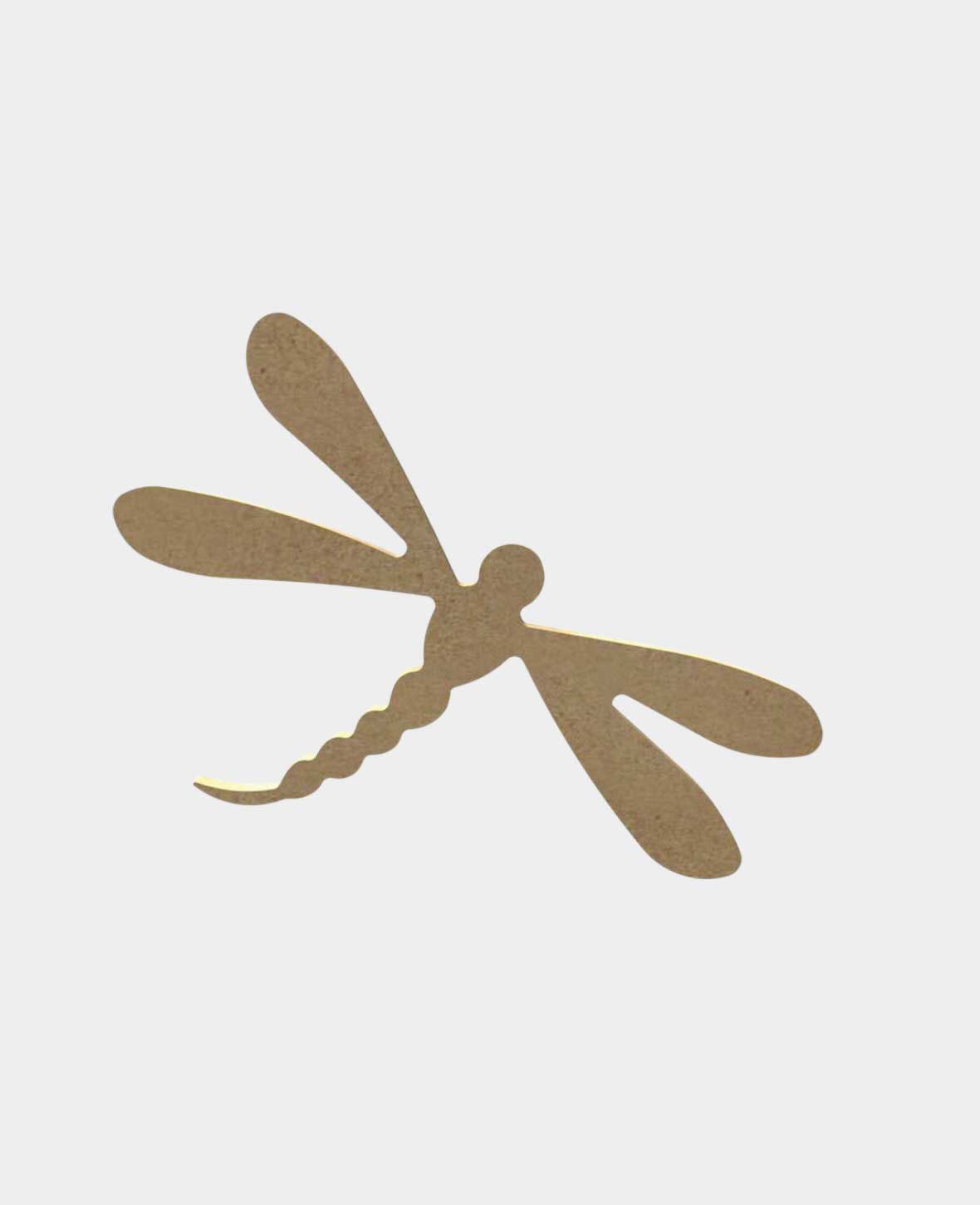 MDF natur, Libelle, 15x9cm