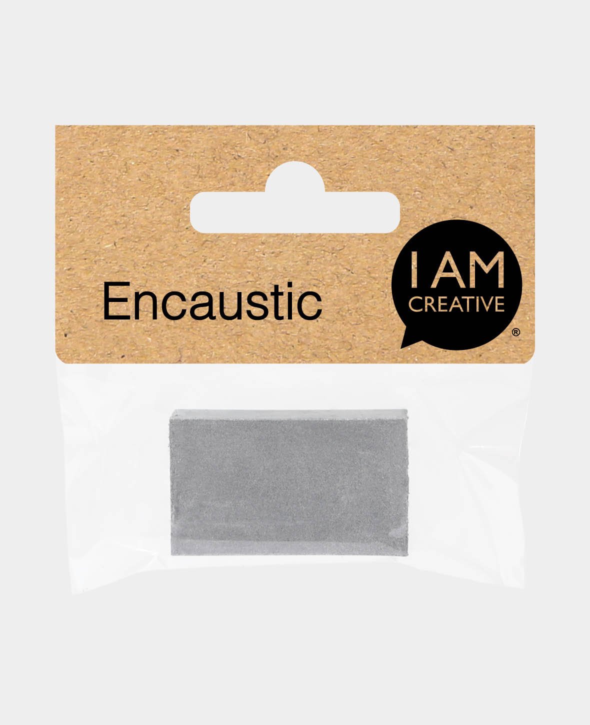 Encaustic Wax Block, single, silver
