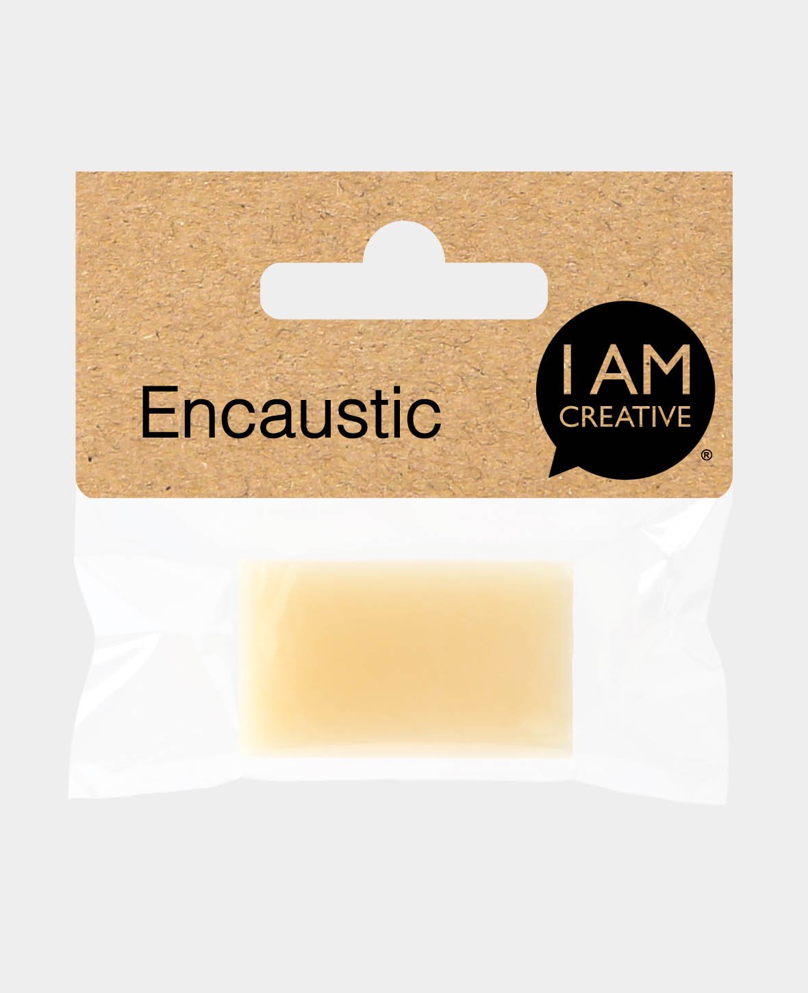 Encaustic Wax Block, Single, Transparent