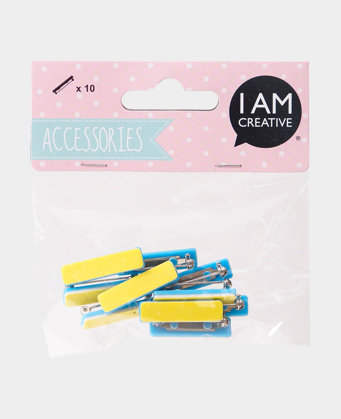 Brooch pin 30 mm, 10 pcs.