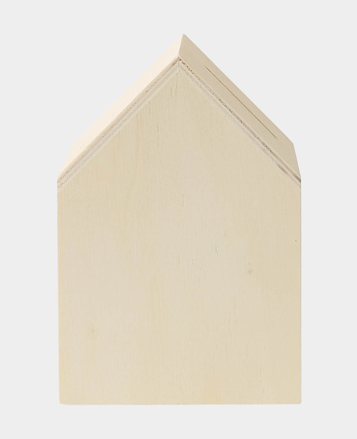 Spardose Haus, Natur, 8.5 x 9 x 13 cm