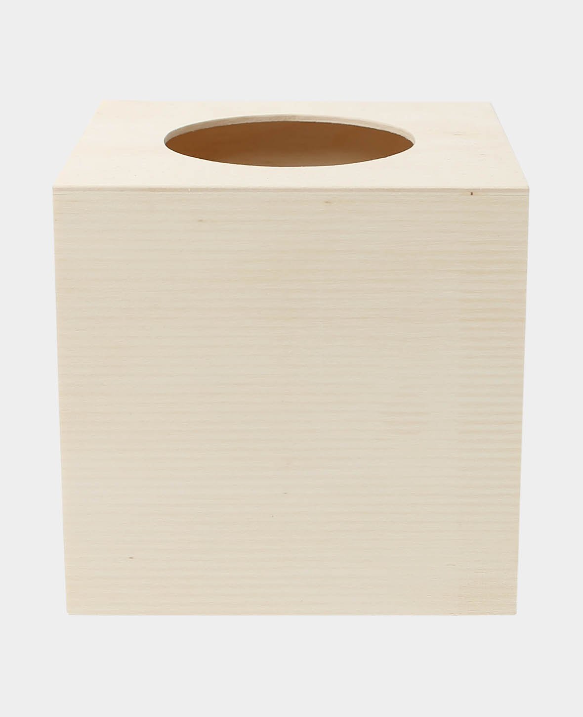 Boîte à cosmétiques carrée, Naturel, 15 × 15 × 14.5 cm, 1 pièce