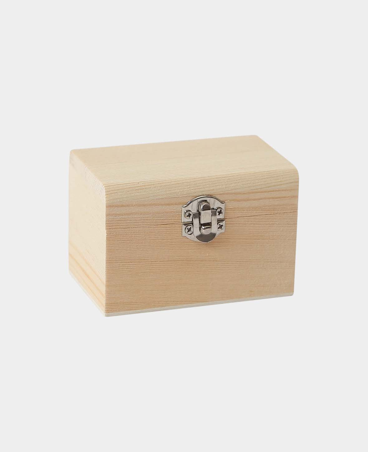 Holzbox, Braun, 9 x 6 x 5.5 cm