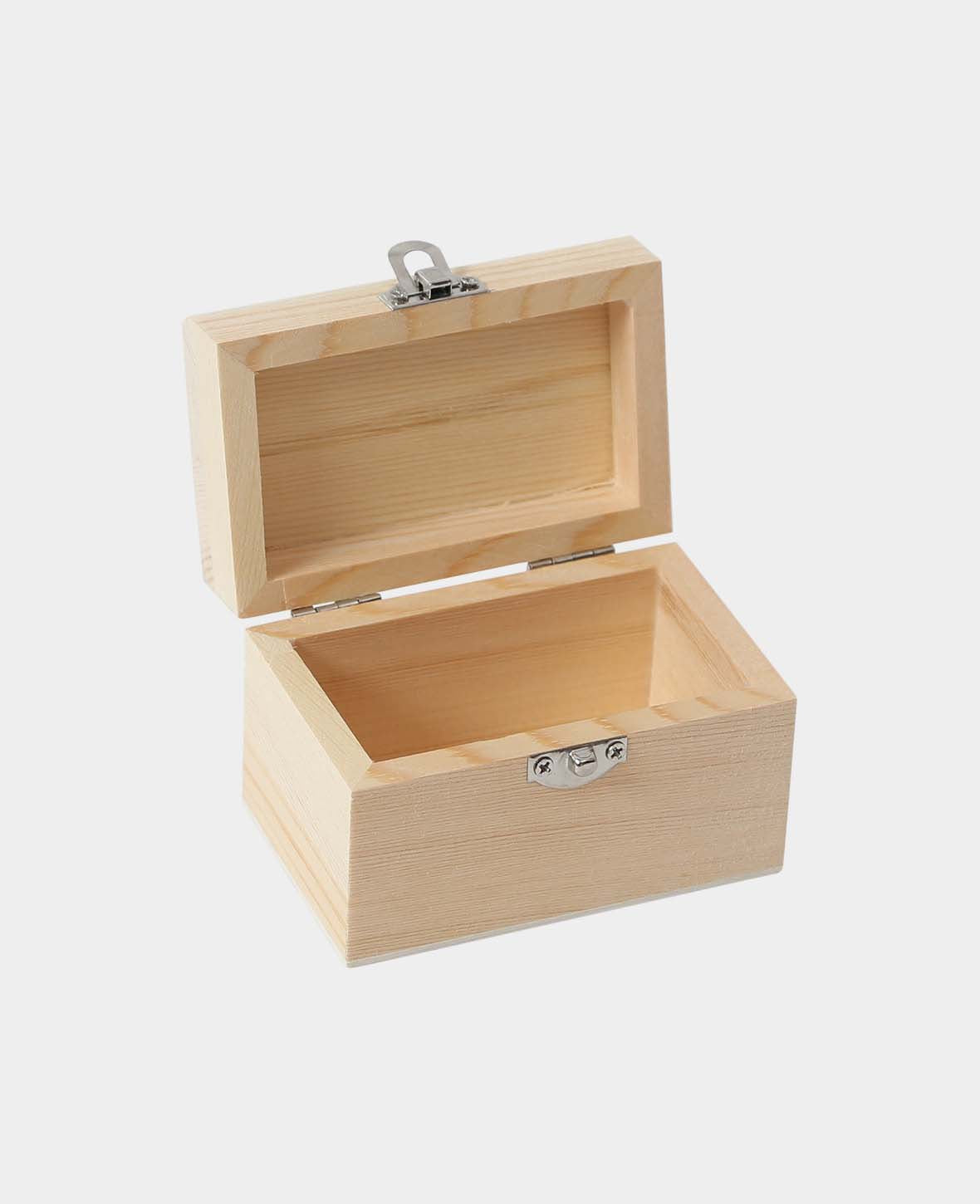 Holzbox, Braun, 9 x 6 x 5.5 cm
