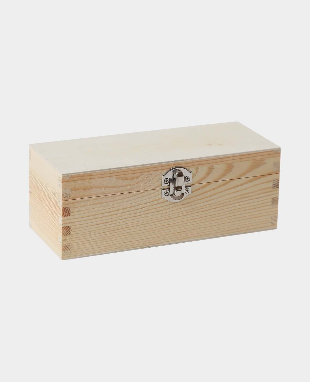 Wooden Box, Brown, 20 x 8.5 x 7.3 cm