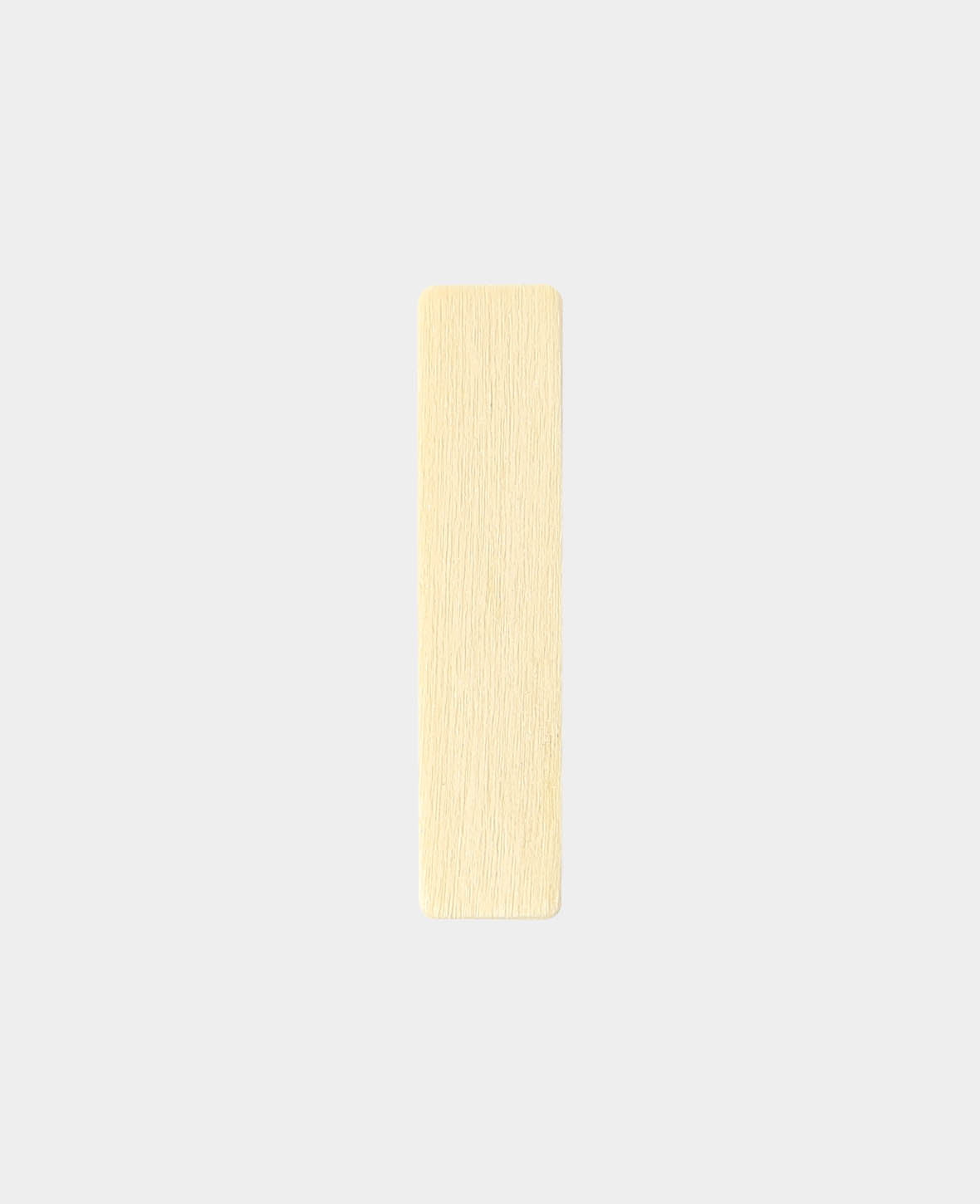 Wooden letter I, 0.9 x 0.3 x 4 cm, brown, 1 pc.