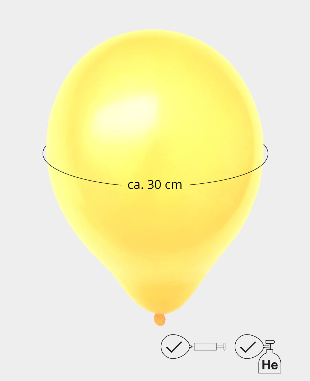 Let's Celebrate, Colorful Balloons 50 Pieces, approx. ø 27 cm