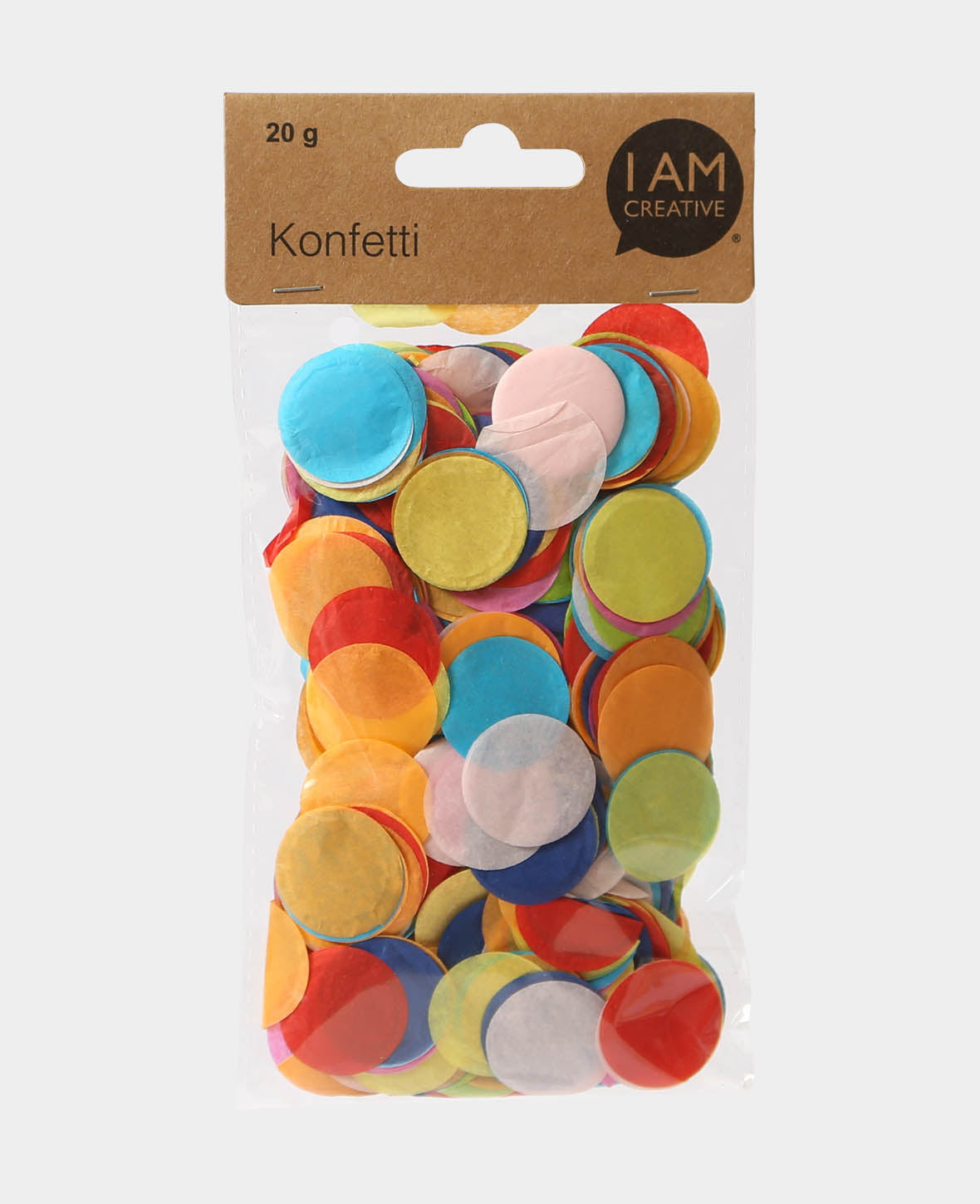 Confetti, mixed colours, 20 g