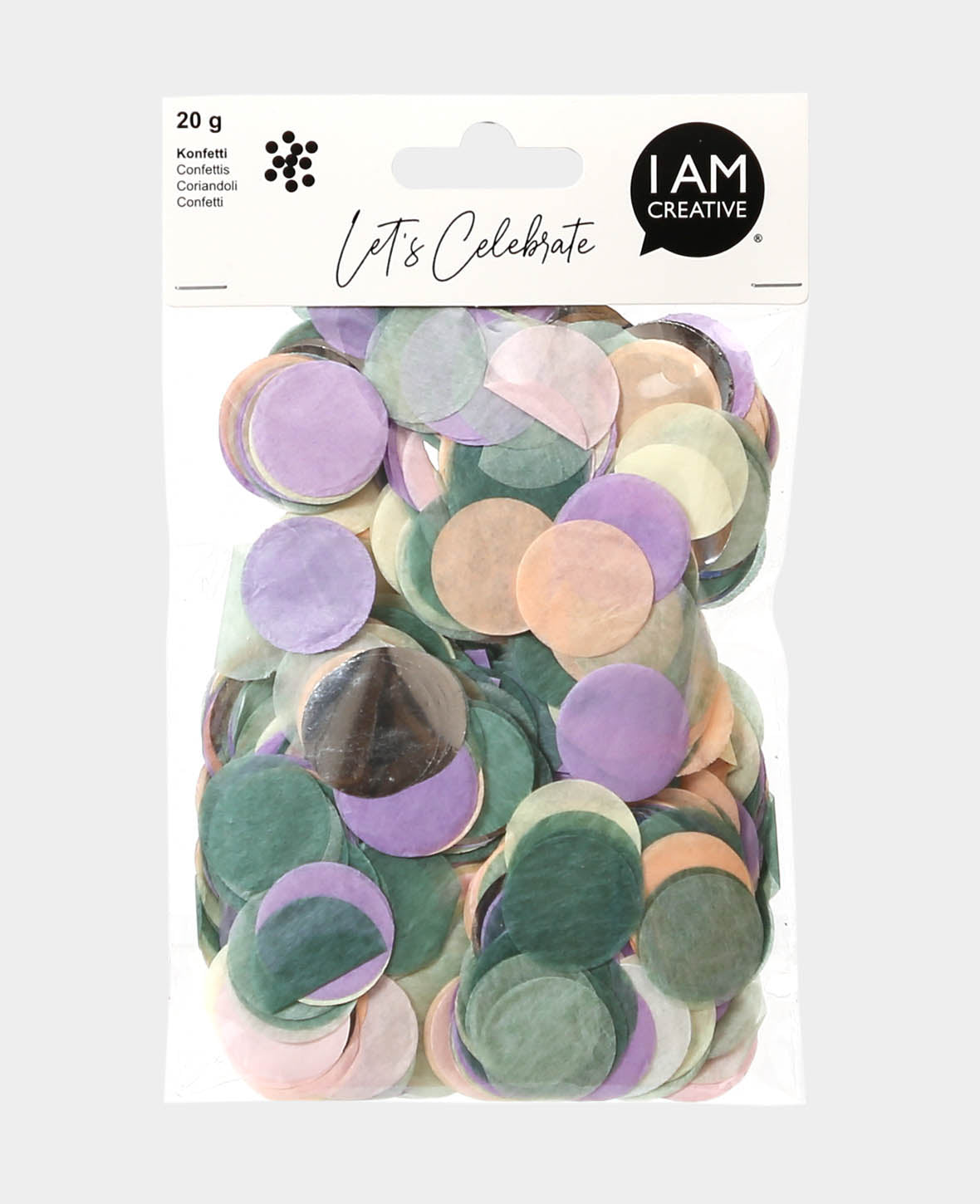 Rosa Konfetti Mix, 20g