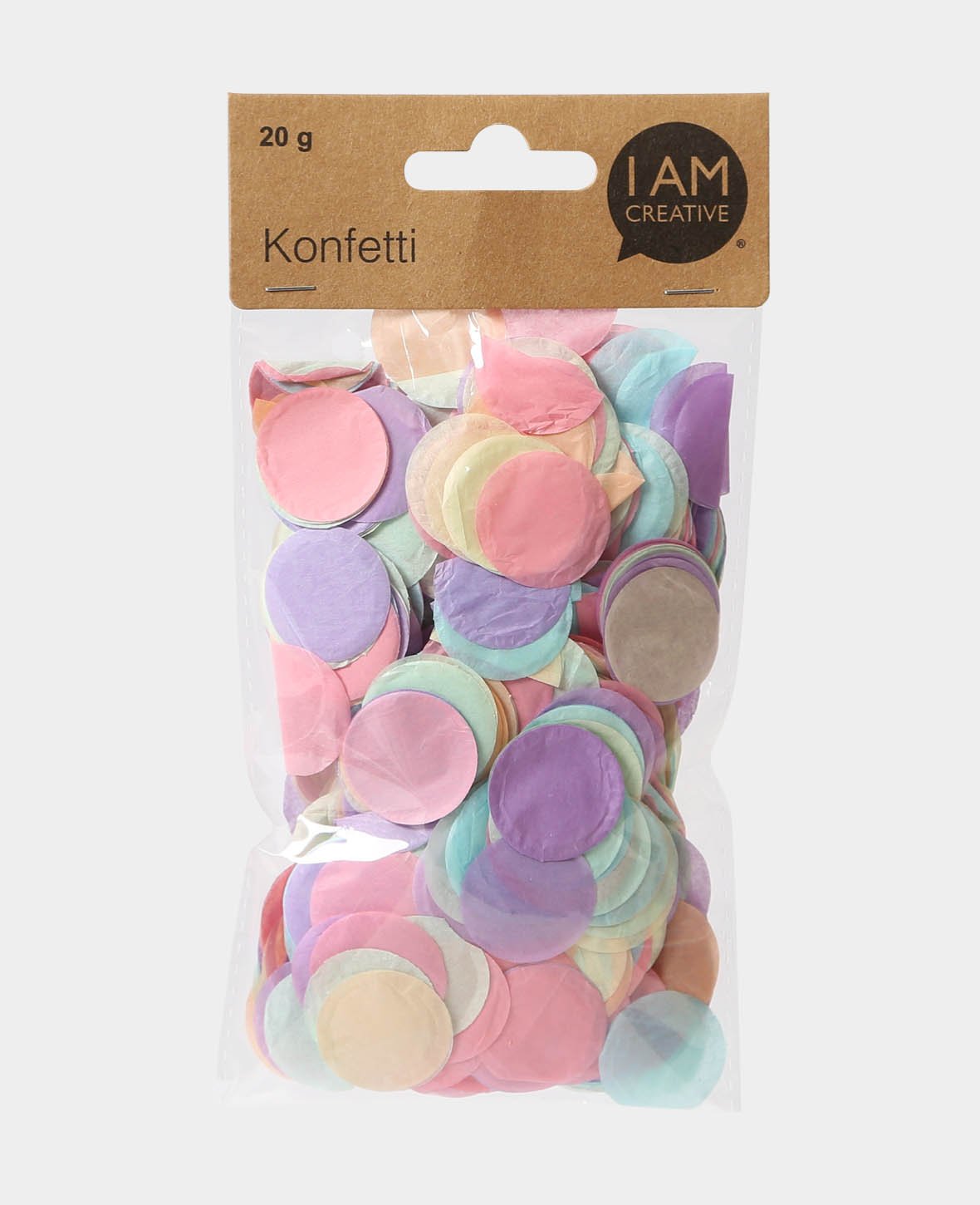 Confettis, mélange pastel, 20 g