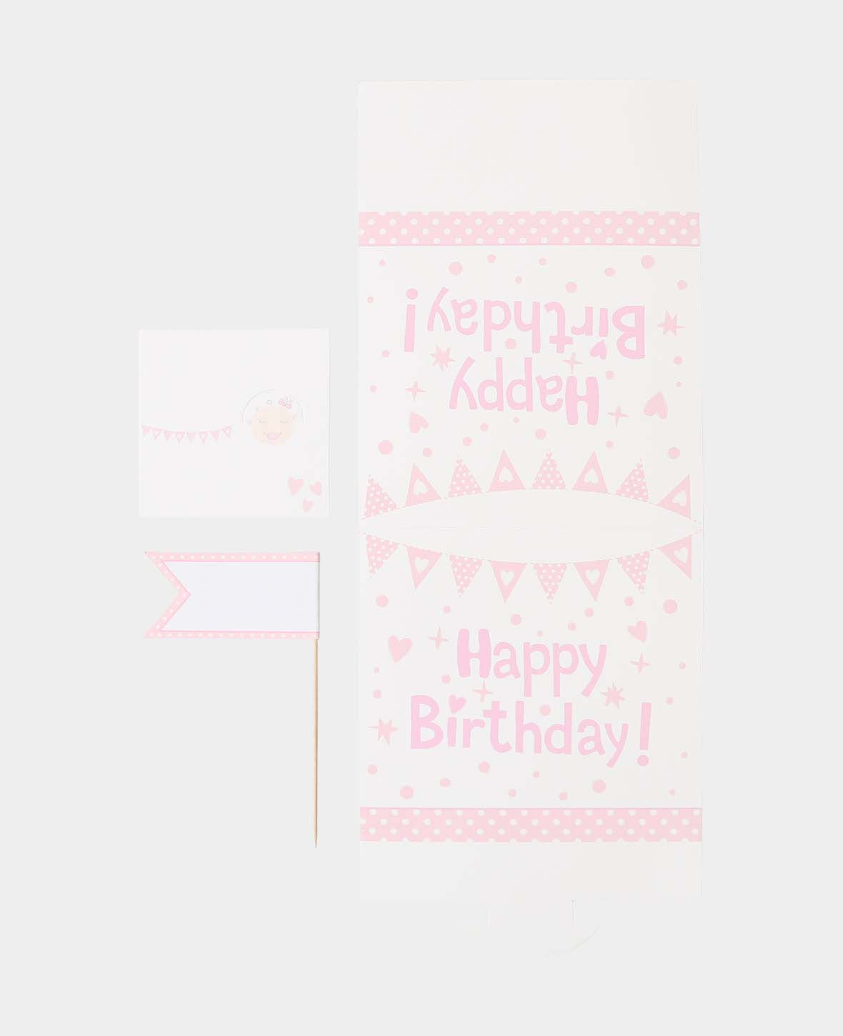Baby Menu Kartenset, Girl