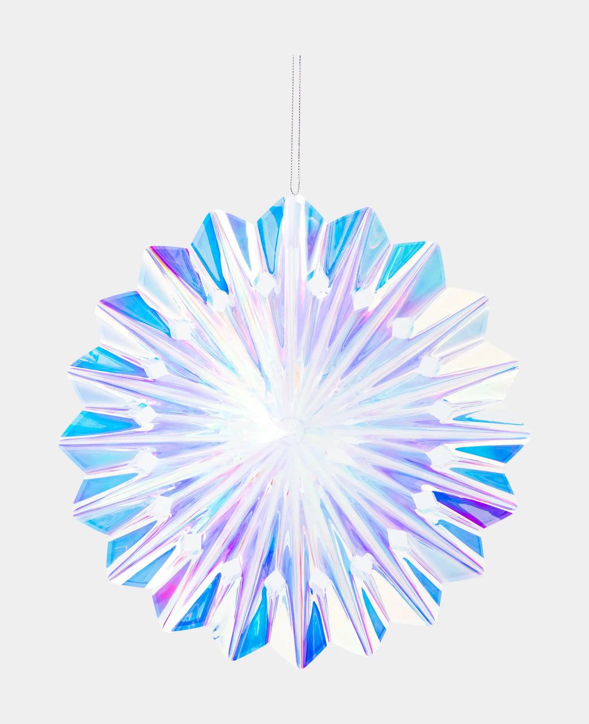 Éventails décoratifs à suspendre, irisés/couleurs arc-en-ciel, ø 30,5 cm