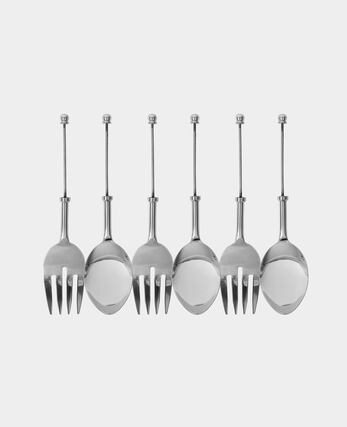Salatbestecke 2er Set FIMO Zubehör, 27 cm, 30 cm, 3 x 2 Stk.