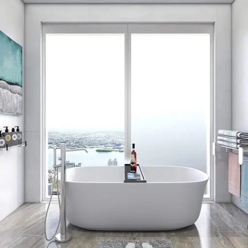(60x200cm) Matte Decorative Window Film Static Privacy Film