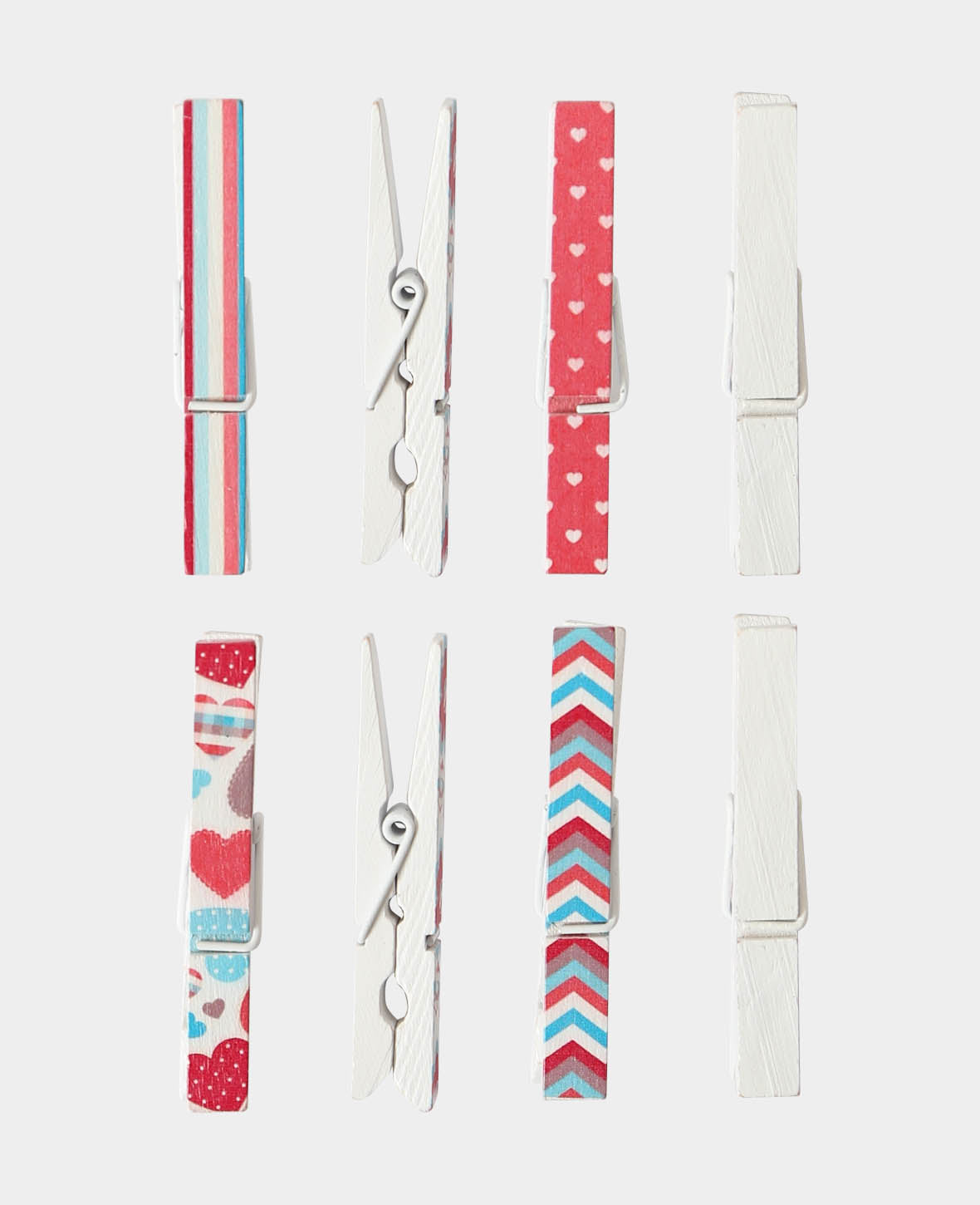 Pince à linge en bois III, 8 pcs.