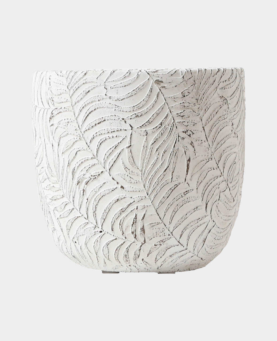 Blumentopf Jungle Weiss, ø 12 x 11.5 cm