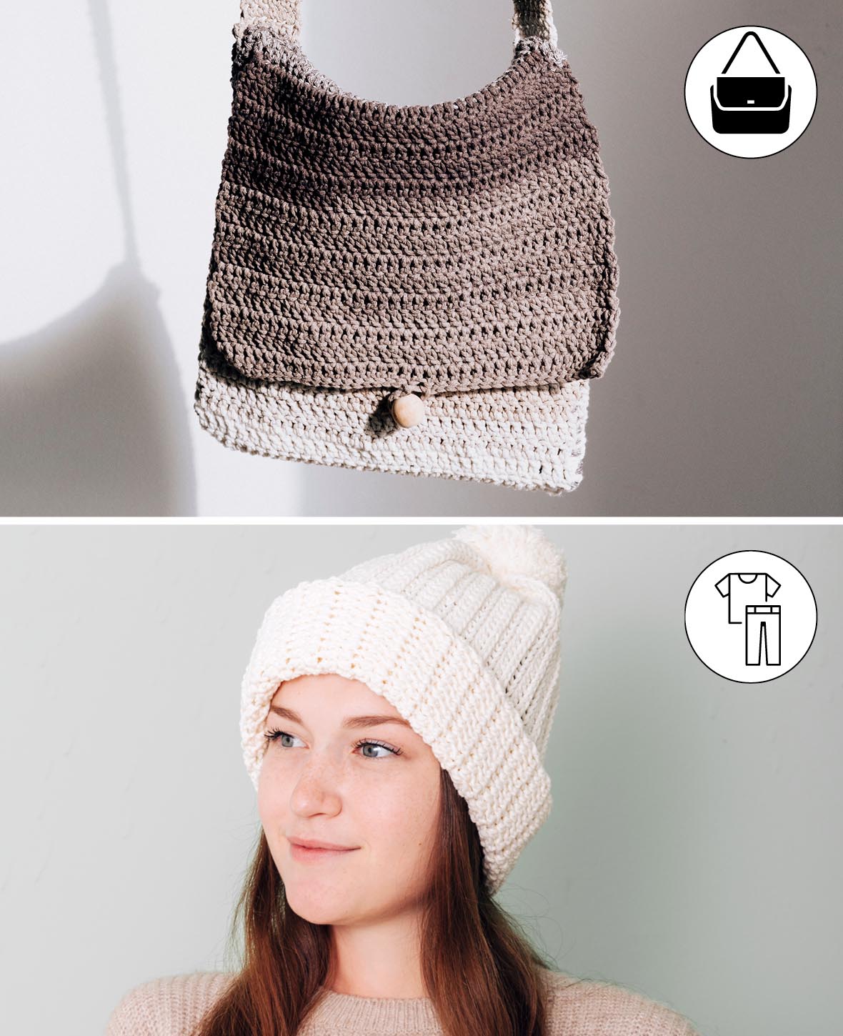 Stricknadeln, Bambus-Stricknadeln für Anfänger und Experten, Natur, ø 6 x 350 mm, 2 Stk.